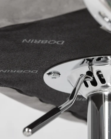 Набор 2 шт стул барный DOBRIN KRUGER ARM (серый велюр (MJ9-75))