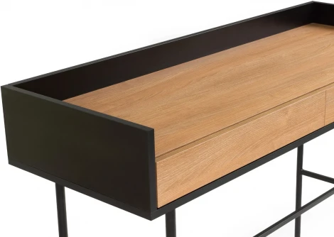 Стол консольный ОГОГО Look (ЛДСП/Черный)