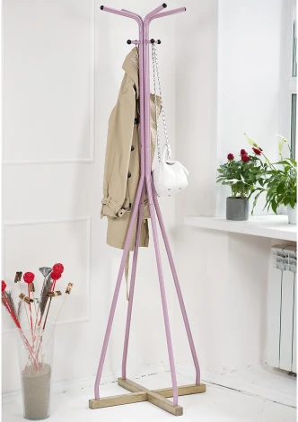 Вешалка напольная Галилео 218 розовый/шимо от фабрики Mebelik