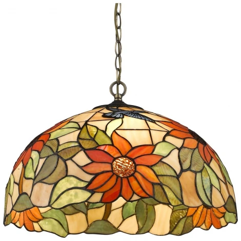 Подвесной светильник Velante 817-806-03 (220V, на цепи, цветы)