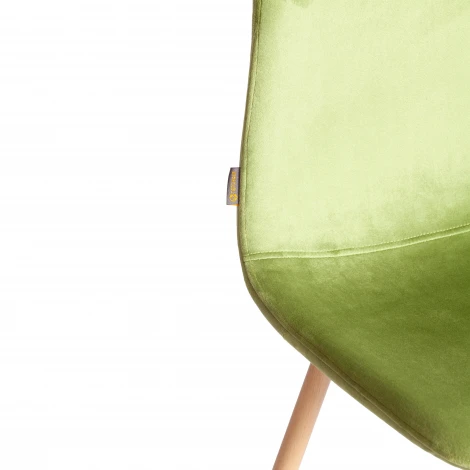 Стул Breeze/Бриз (мод. JSC-58)/2 шт. в упаковке велюр/металл, 44х53х86см, зеленый HLR54/натуральный (Комплект из 2 шт.) Tetchair 24492