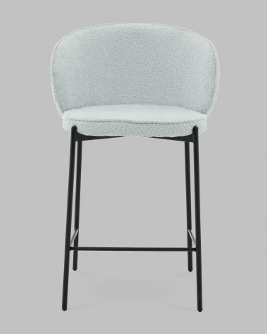 Стул полубарный Тисдейл букле светло-голубой Stool Group арт.УТ000041692