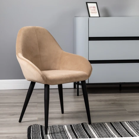 Кресло Kent Diag beige/черный R-Home арт.410119130h_Diagbeige_черн