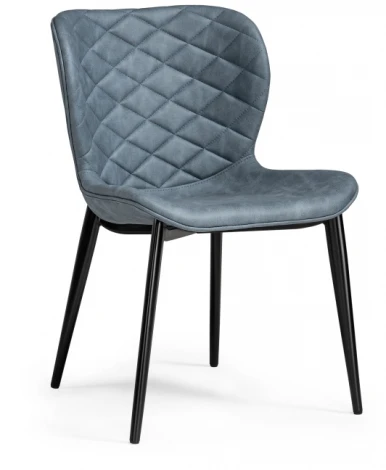 Стул Woodville на металлокаркасе Катабучи ткань kiprus 11 / черный глянец 528500