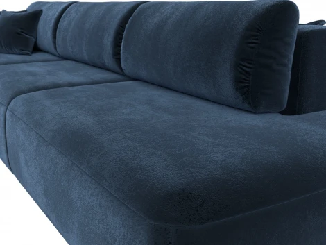 Диван прямой Лига-036 НПБ Модерн Лонг подлокотник слева Лига Диванов (Велюр) арт.127696L