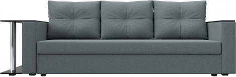 Диван прямой Атланта Лайт со столом слева Лига Диванов (Рогожка) арт.126162L