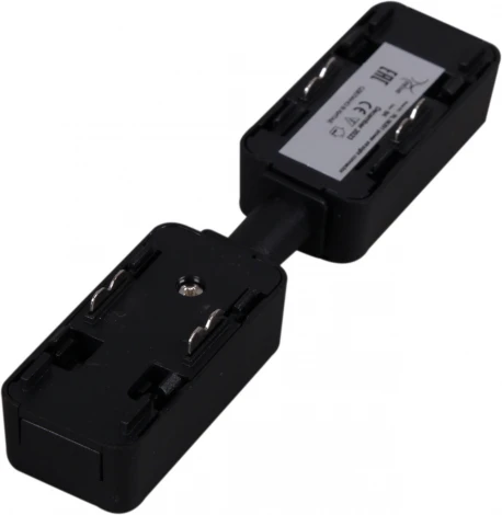 Коннектор прямой для магнитного шинопровода Reluce RL 06201 power straight connector BK (48V)