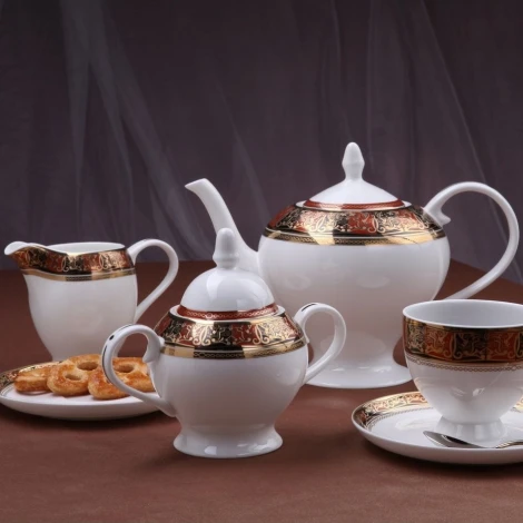 Чайный сервиз Дерби, 15 предметов, 6 персон арт. 126 126 Royal Aurel