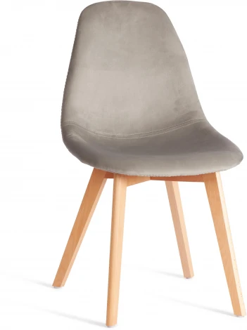 Стул CINDY SOFT (mod. C1021F1-1) / 2 шт. в упаковке Tetchair (Велюр,Дерево бук/Серый) арт.24553