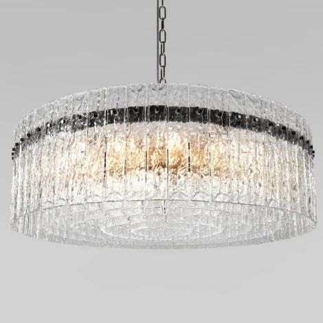 Подвесная люстра Loft It Nevada 10297/800 Pearl black (220V, хрусталь, круглые)