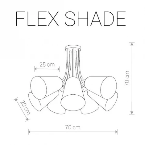 Потолочная люстра Nowodvorski Flex Shad 9276