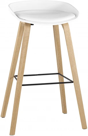 Стул барный Stool Group LIBRA SOFT БЕЛЫЙ УТ000000851