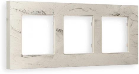 Рамка Ambrella Volt ALFA Grand (Серо-бежевый мрамор) 3-ая AF930603