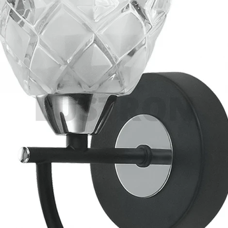 Бра IDLamp Rosalba 381/1A-Blackchrome