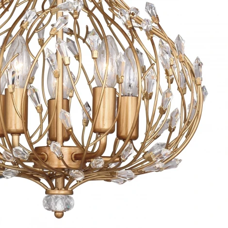 Подвесная люстра Favourite Batun 2020-5P (220V, на цепи, подсвечник, свеча)