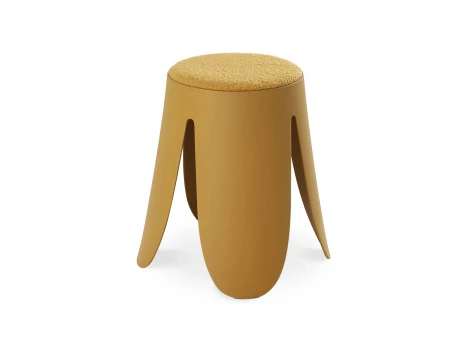 Комплект табуретов Chim 6 шт. ОГОГО Обстановочка! 966370 (Мех/Горчичный)