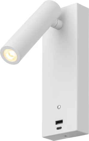 Спот для чтения Citilux Декарт CL704430 с USB (LED, 220V, выключатель)