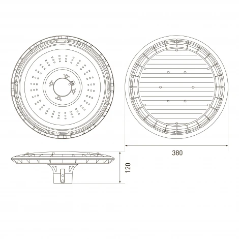 Уличный консольный светильник светодиодный ЭРА SPP-5 SPP-506-0-50K-060