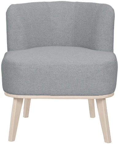 Кресло Жирон ткань серый, каркас лак Mebelik арт.009299