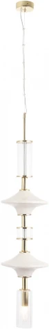 Подвесной светильник Crystal Lux VALENCIA SP1.3 GOLD (220V, на проводе)
