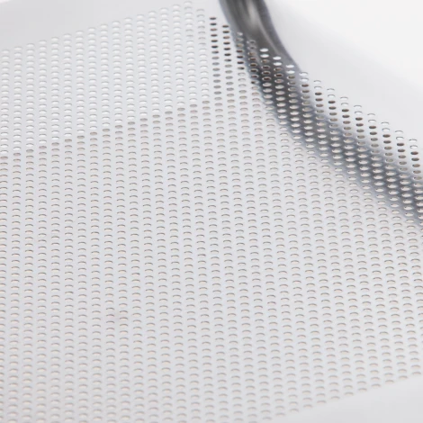 Столик c 3 ящиками для хранения NY-3296-3 хром/белый (металл/пластик)