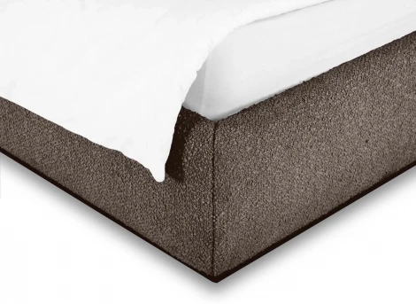 Кровать Patti с подъемным механизмом ОГОГО (арт.831398), (Ткань,Букле/Коричневый)