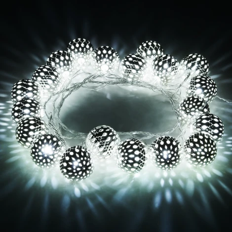 Гирлянда Eurosvet 400-003 хром перламутровый с эффектом мерцания