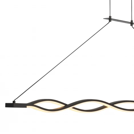 Подвесной линейный светодиодный светильник с диммером Mantra Sahara 5818 (220V, на тросе)