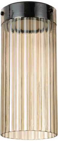 Потолочный светильник каскадный круглый Odeon Light Pillari 5047/10LC черный/светл.янтарный/металл/стекло LED 10W 4000К 1237Лм (220V, круглые)