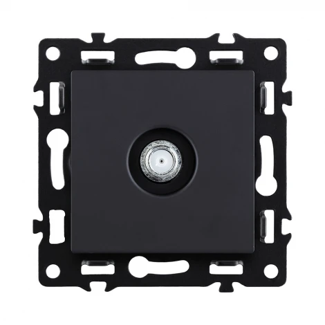 Розетка TV черный Kollinger Asthetik AS-020BK