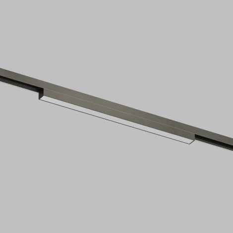 Трековый светильник для магнитного шинопровода Denkirs Shine Linear DK5751-DN 48V 12W темный никель (LED)