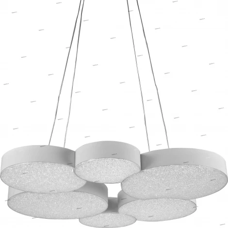 Подвесная люстра Mantra Lunas 5761 (регулировка яркости, LED, 220V, диммер, пульт управления, на тросе)