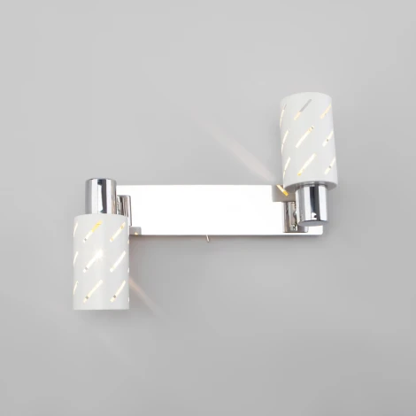 Спот Eurosvet Fente 20090/2 белый/хром (220V, выключатель)