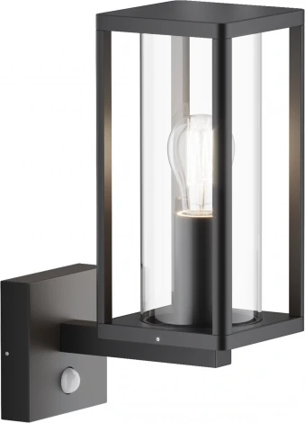 Настенный уличный светильник Maytoni Cell O452WL-01GFSR (220V, датчик движения, IP65)