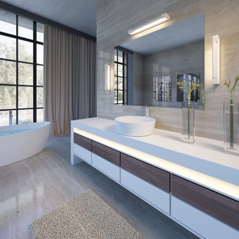 Настенный светильник Odeon Light Arno 3887/12WW (LED, 220V, IP44)