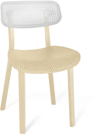 Стул SHT-S85 белый/бежевый /бежевый Sheffilton 2304646301