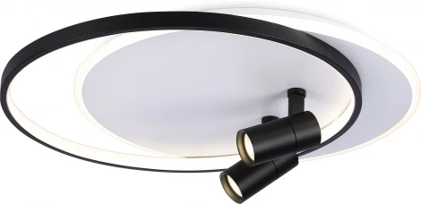 Настенно-потолочный светодиодный светильник с пультом Ambrella Comfort FL51392 (регулировка яркости, 220V, круглые)