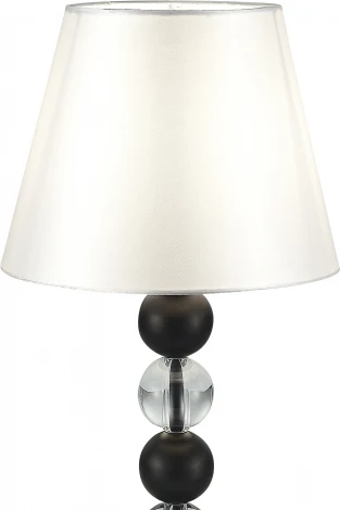 Настольная лампа ST Luce SL2003 SL2003.404.01 черный/белый E27 1*40W (220V, выключатель)