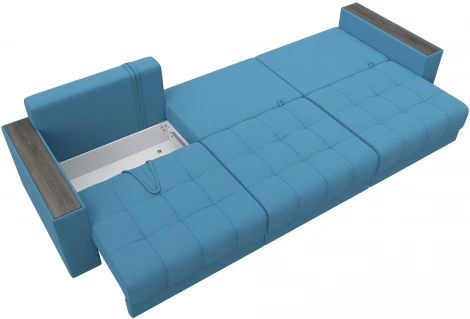 Диван прямой с декором Лига-049 НПБ Лонг Лига Диванов (Рогожка) арт.128419