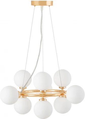 Подвесной светильник Lumina Deco Marsiada LDP 6033-9 FGD (220V, на тросе, шарики, молекулы)