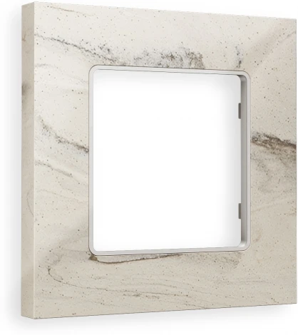 Рамка Ambrella Volt ALFA Grand (Серо-бежевый мрамор) 1-ая AF930601