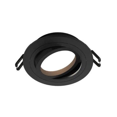 Встраиваемый светильник под лампу GU5.3 черный Wolta Alto WDL-GU5.3/01BL-R