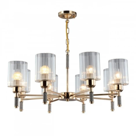 Подвесная люстра Omnilux 665 OML-66513-08 (220V, на цепи)