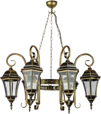 Уличный светильник подвесной Oasis Light ASTORIA 1 S 91370S/6/18 st 40 Gb (220V, на цепи, фонарь, IP44)