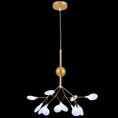Подвесная люстра Natali Kovaltseva Grace 75124/8С GOLD SATIN