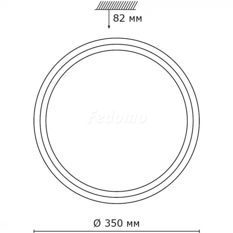 Настенно-потолочный светильник Sonex Flim 2046/CL