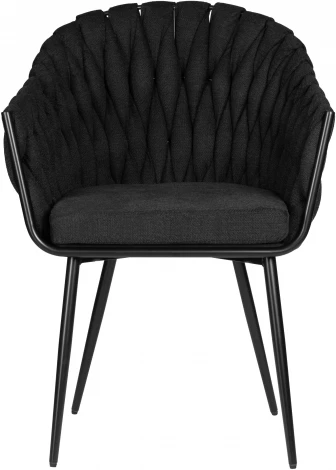 Стул обеденный DOBRIN MATILDA (черная ткань (LAR 275-50)) 9691-LM MATILDA, цвет сиденья черная 275-50), основания черный