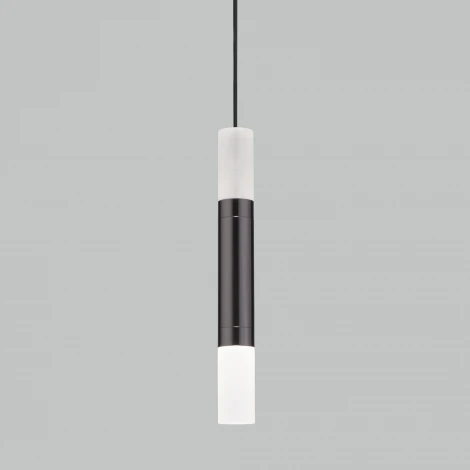 Подвесной светильник Eurosvet Axel 50210/1 LED черный жемчуг (220V, управление смартфоном, на проводе, круглые)