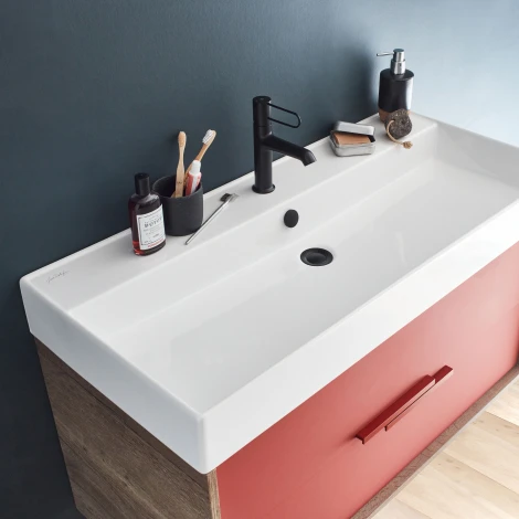 Смеситель Jacob Delafon Odeon Rive Gauche E21029-BL-BL для раковины