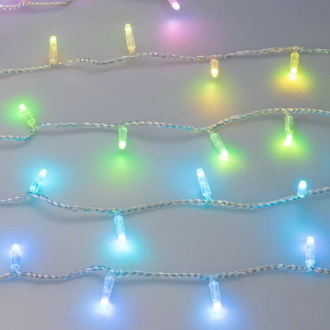 Светодиодная гирлянда ARD-STRING-CLASSIC-10000-CLEAR-95LED-LIVE RGBW-DMX (24V, 10W) (IP65)